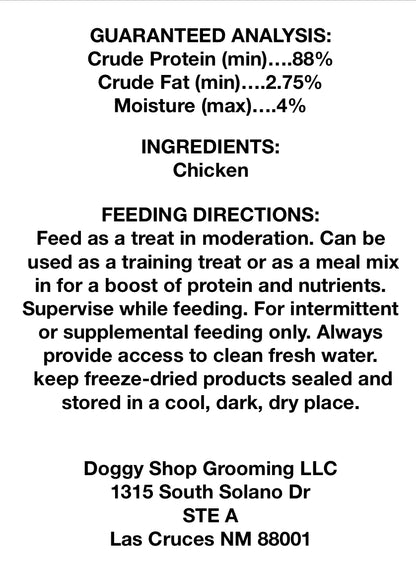 Freeze Dried Raw Chicken Treats